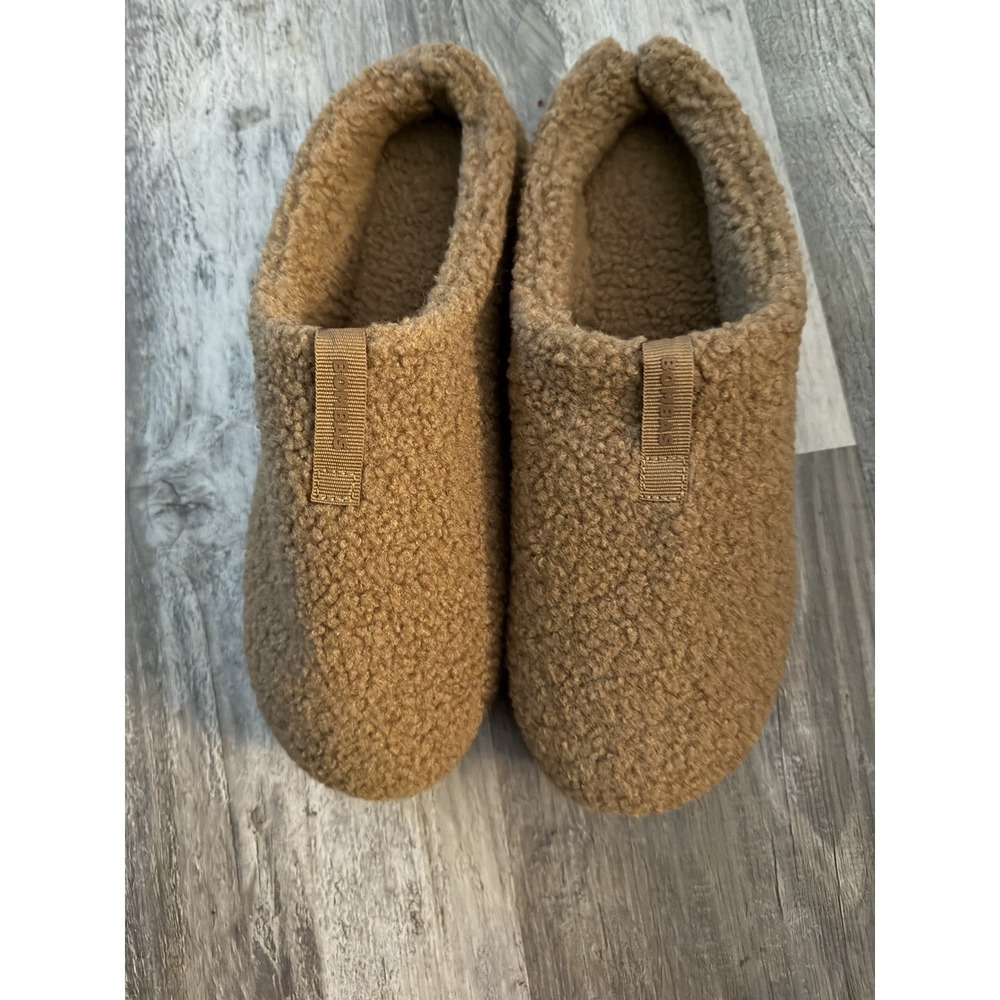 Bombas Sunday Slippers Mules Shearling Sherpa Chocolate Brown Women's - Size 11
